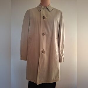 Men's Beige Trench Coat